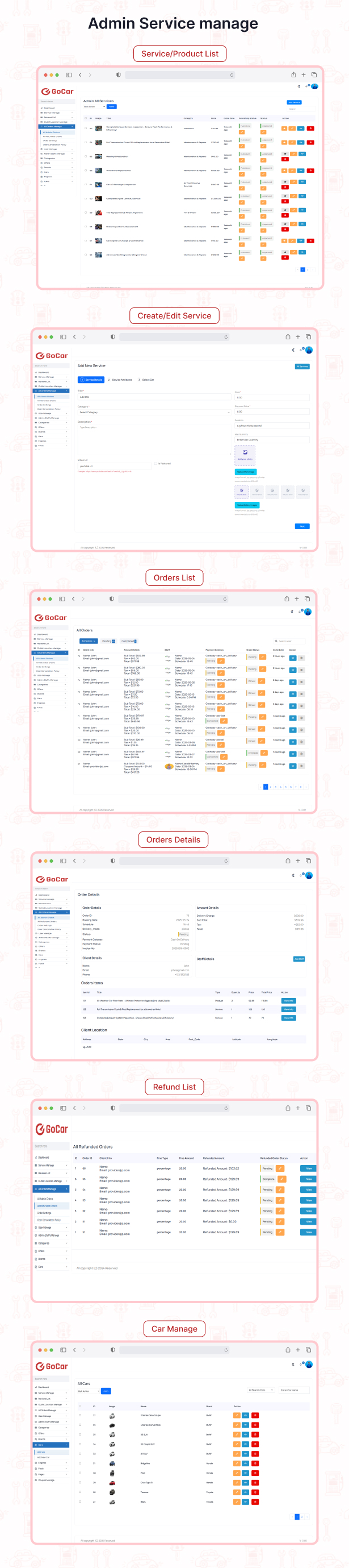 go car - car service marketplace