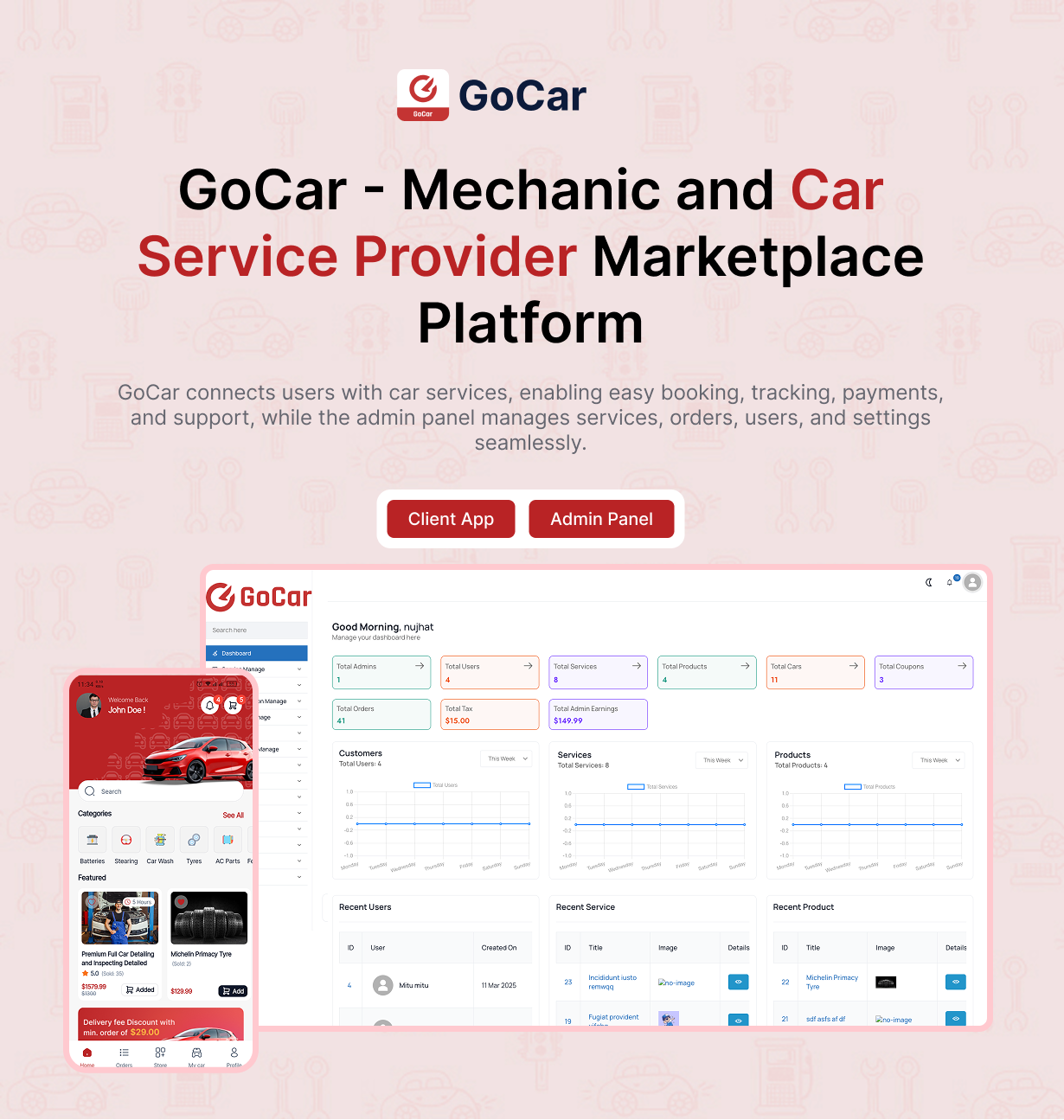 go car - car service marketplace
