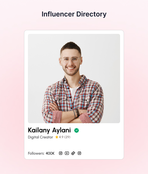 Influstar - Influencer Hiring Marketplace Platform