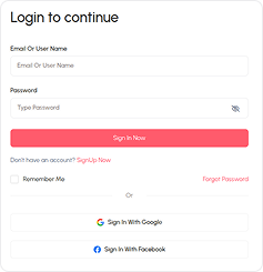 Client / Influencer Login