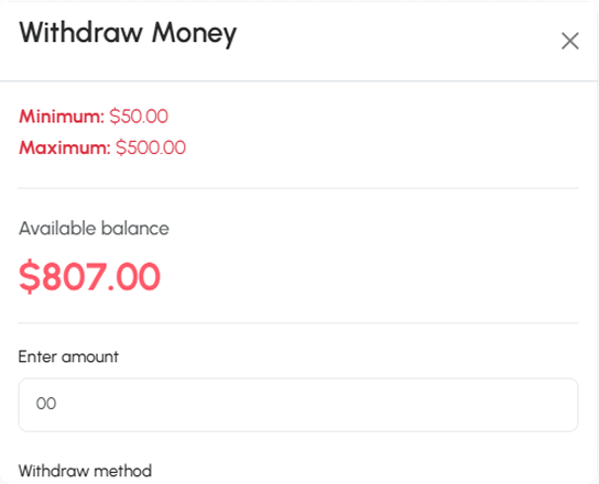 Withdraw Money